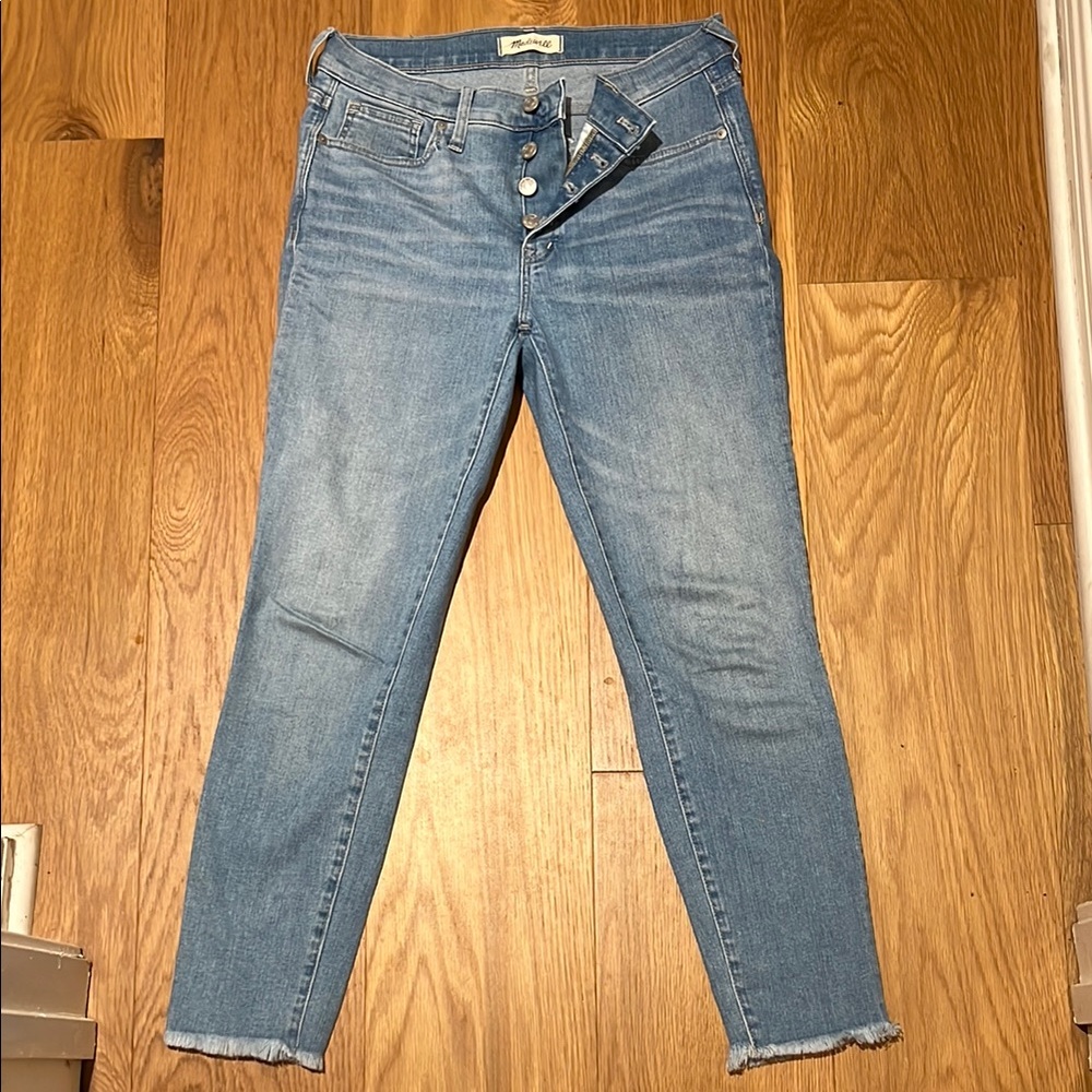 Madewell Light Blue Ankle & Cropped Jeans
